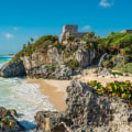 What is the beach called in tulum ruins?